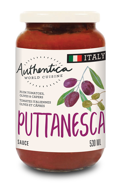 One jar of Authentica Puttanesca Sauce