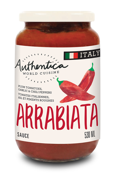 One jar of Authentica Arrabiata Sauce