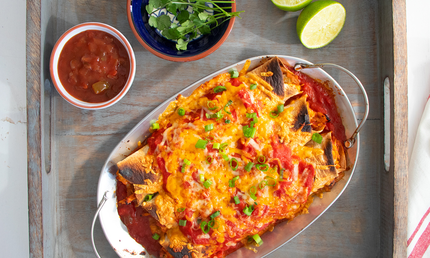 Spicy Baked Enchiladas