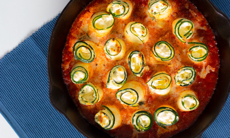 Zucchini Lasagna Rollups