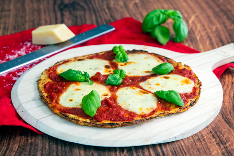 Low Carb Spicy Pizza Margherita